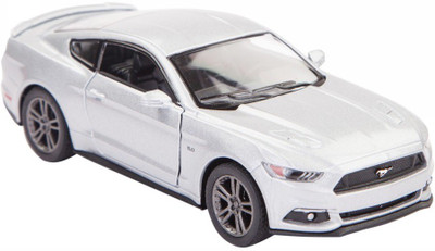 

Kinsmart 5" 1:38 Scale 2015 Ford Mustang GT Diecast Model Car Door Openable and Pull Back Action From Flying Toyszer(White)