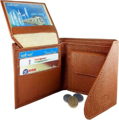 

FRS Boys Tan Artificial Leather Wallet(6 Card Slots)