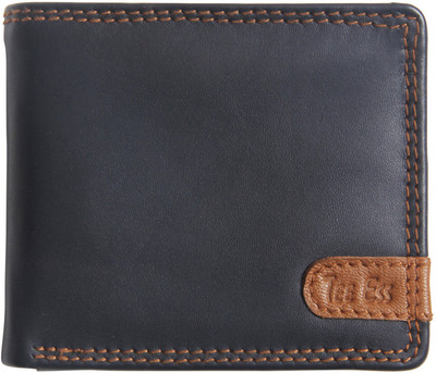 

Tee Ess Men Blue, Tan Genuine Leather Wallet(5 Card Slots)