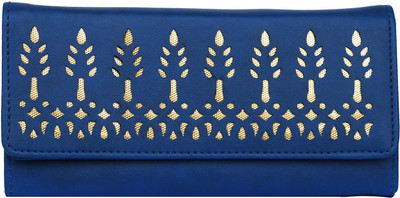 

Aisna Women Casual Blue Artificial Leather Wrist Wallet(2 Card Slots)
