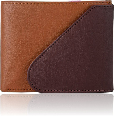 

Shockyfi Men Tan Artificial Leather Wallet(5 Card Slots), Tan-brown