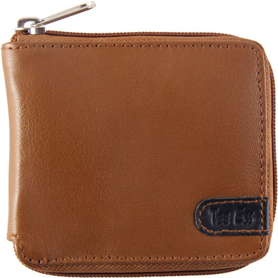 

Tee Ess Men Tan Genuine Leather Wallet(3 Card Slots)