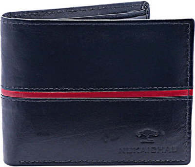 

NUKAICHAU Men Black Genuine Leather Wallet(6 Card Slots)