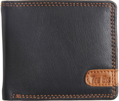 

Tee Ess Men Black, Tan Genuine Leather Wallet(9 Card Slots)