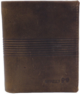 

Street 99 Men Gold Genuine Leather Wallet(12 Card Slots), Bronze