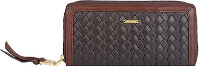 

Hidesign Women Casual Brown, Grey Genuine Leather Wallet(16 Card Slots)