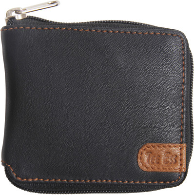 

Tee Ess Men Black, Tan Genuine Leather Wallet(3 Card Slots)