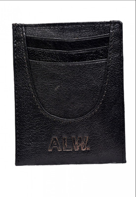 

ALW Boys Black Genuine Leather Card Holder(5 Card Slots)