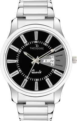 THEODORE TDM16006 Black Premium Stainless Steel Wrist Watch  - For Men   Watches  (THEODORE)