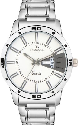 THEODORE TDM16011 White Premium Stainless Steel Wrist Watch  - For Men   Watches  (THEODORE)