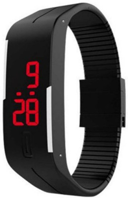 View Frolik 241 Sport LED Black And Apple Shape White Color Digital Kid Watch  - For Boys & Girls Wrist Watches Price Online(Frolik)