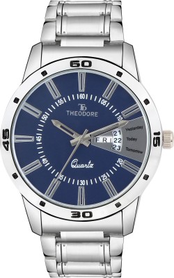THEODORE TDM16009 Blue Premium Stainless Steel Wrist Watch  - For Men   Watches  (THEODORE)