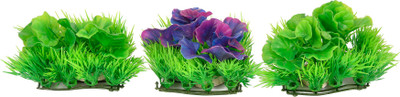 

Liger India Aquarium/ Fish Tank Decorative Artificial Plant, Pack of 3 Laterite Planted Substrate(Multicolor)