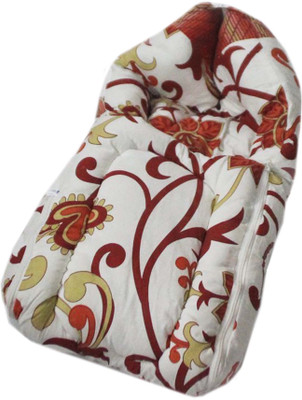 

Kradyl Kroft Baby Sleeping Bag With Full Zipper Turk - (BB-184) Bunting Bag(Maroon, White)