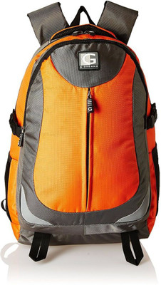 

Giordano GD6802PC-BKORG 24 L Laptop Backpack(Orange, Grey), Grey;orange