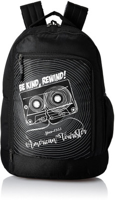 

American Tourister AMT PING BACKPACK 02 - BLACK 28 L Backpack(Black), Black 02