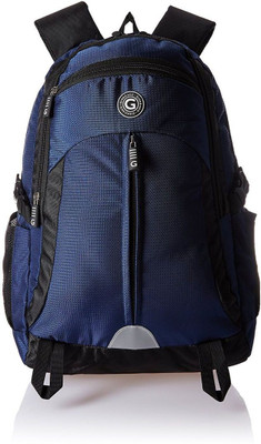

Giordano GD6807PC-BK 24 L Laptop Backpack(Blue, Black), Black;blue
