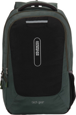 

American Tourister AMT TECH GEAR LAPTOP BP 02-OLV 28 L Laptop Backpack(Green, Black), Olive 02