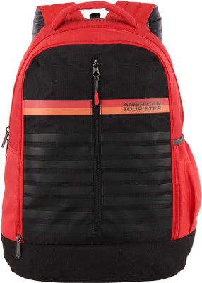 

American Tourister AMT PING BACKPACK 01 - RED 28 L Backpack(Red, Black), Red 01