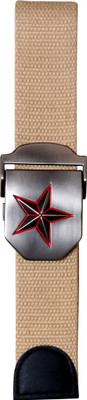 

Royal Men Casual Gold Fabric, Metal Belt