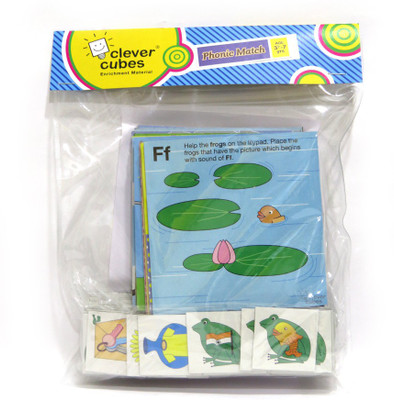 

Clever Cubes Phonic Match Board Game