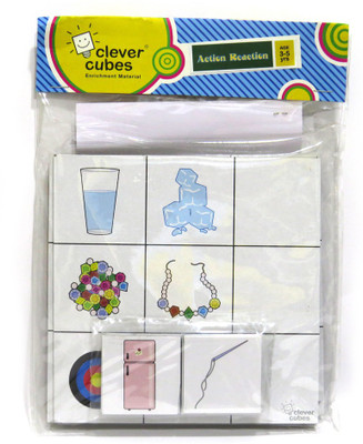 

Clever Cubes Action Reaction Board Game