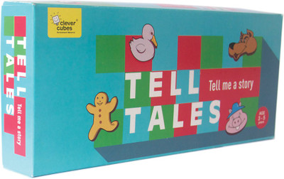 

Clever Cubes Tell Tales Board Game