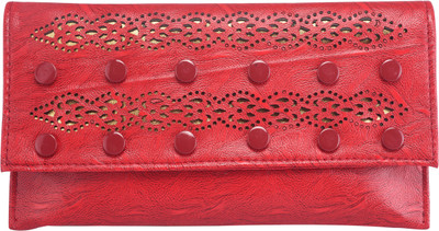 

YOLO Casual Maroon Clutch
