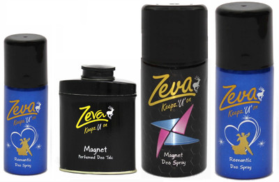 

Zeva Bodyspray deospray romantic golden spray(Set of 4)