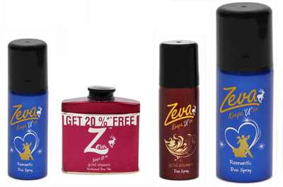 

Zeva Perfumed deodorant romantic magnetic spray(Set of 4)