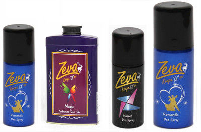 

Zeva Perfumed deodorant romantic magnetic spray(Set of 4)
