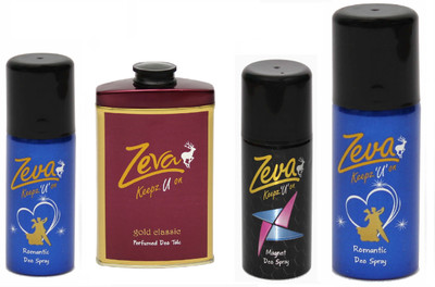 

Zeva Body deodorant romantic magnet spray(Set of 4)