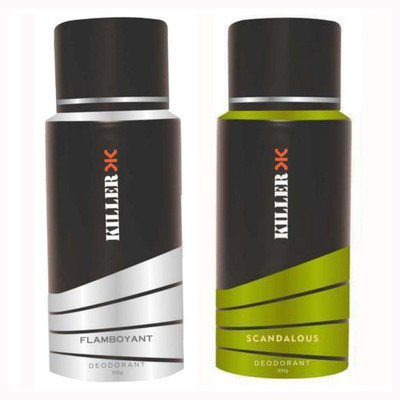 

Killer Flamboyant And Scandalous Deodorant Spray - For Men(200 ml, Pack of 2)