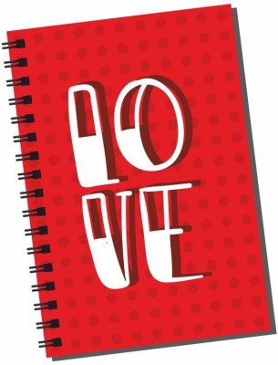 

dpotli A5 Diary(Love typography, Multicolor)