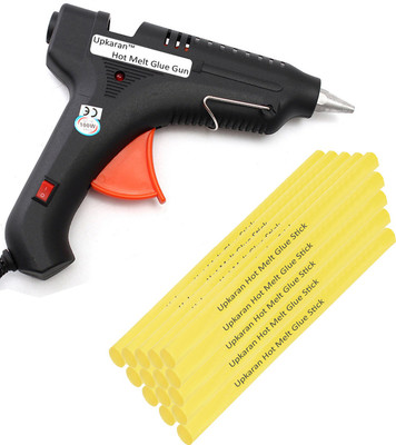 

Upkaran Black 100 Watt With 15 Yellow Hot Melt Glue Sticks(8 inch/20cm) Standard Temperature Corded Glue Gun(11 mm)