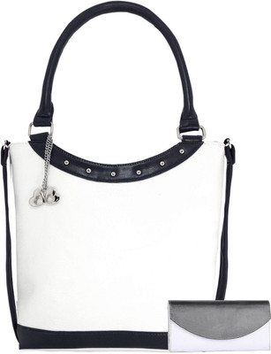 

Anglopanglo Hand-held Bag(Black, White)