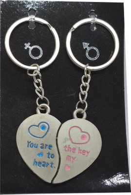 

HALO NATION Designer Heart KeyRing for the couple Key Chain