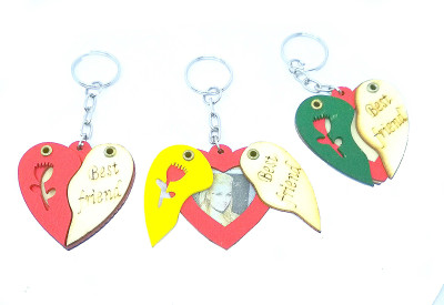 

VShine Heart Designer Photo Frame Set of 3 Key Chain