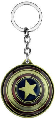 

Techitry Captain America Rotating Shield Metal Key Chain