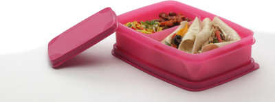 

Signoraware Compact Small 2 Containers Lunch Box(700 ml), Pink