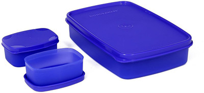 

Signoraware Compact 3 Containers Lunch Box(1050 ml), Violet