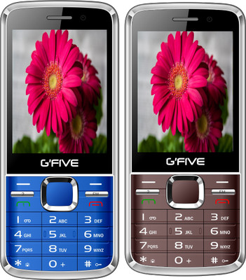 Gfive G9 Combo of Two Mobile(Blue, Coffee)