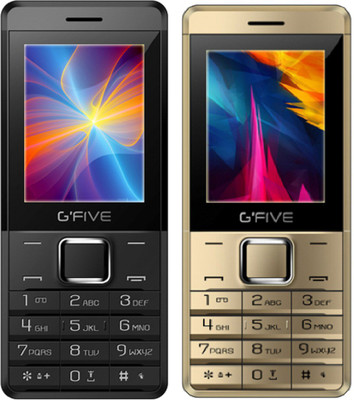 

Gfive Z8 Combo of Two Mobile(Black, Champagne gold)