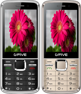 

Gfive G9 Combo of Two Mobile(Black, Rose Gold)