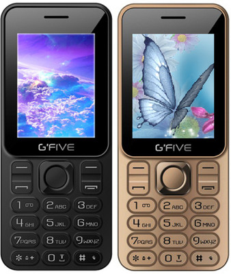 

Gfive Z13 Combo of Two Mobile(Black, Champagne gold)