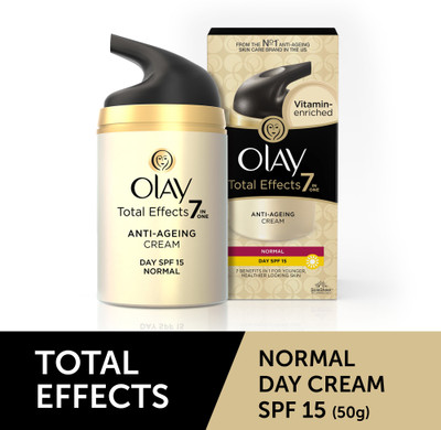 OLAY Day Cream: Total Effects 7 in 1, Anti Ageing Moisturiser (SPF 15)(50 g) OLAY Day Cream: Total Effects 7 in 1, Anti Ageing Moisturiser (SPF 15)(50 g)