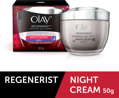 OLAY Night Cream: Regenerist Revitalising Night Moisturiser(50 g)