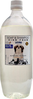 

CERO Allergy Relief, Anti-dandruff, Anti-fungal, Anti-itching, Anti-microbial, Anti-parasitic, Conditioning, Flea and Tick, Hypoallergenic, Whitening and Color Enhancing Fragrance Free Dog Shampoo(1 L)