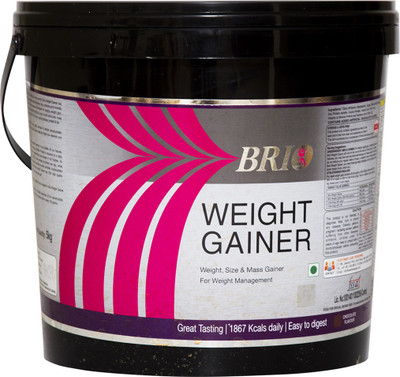 

Brio Weight Gainer Weight Gainers/Mass Gainers(5 kg, Chocolate)