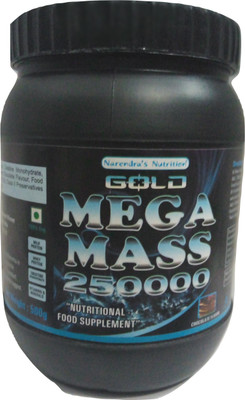 

Gold Mega Mass 250000 2696 Weight Gainers/Mass Gainers(0.5 kg, Chocolate)